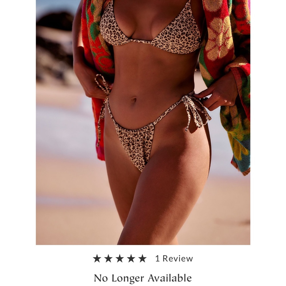 Thrills Sold Out Cheetah Print Bikini